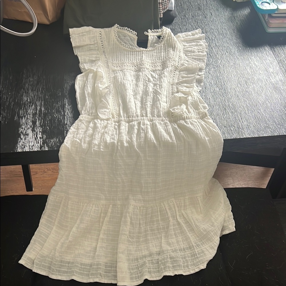Elegant White Kids Dress